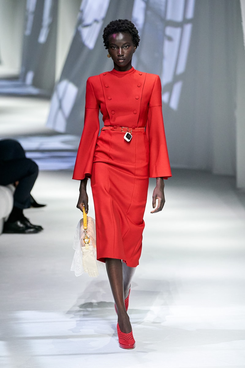 fendi spring summer 2021 runway show silvia venturini last paloma elesser ashley graham karen elson