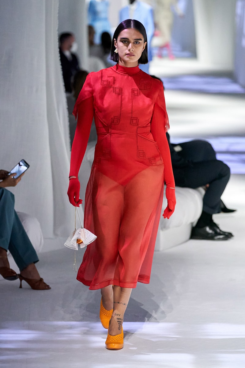 fendi spring summer 2021 runway show silvia venturini last paloma elesser ashley graham karen elson