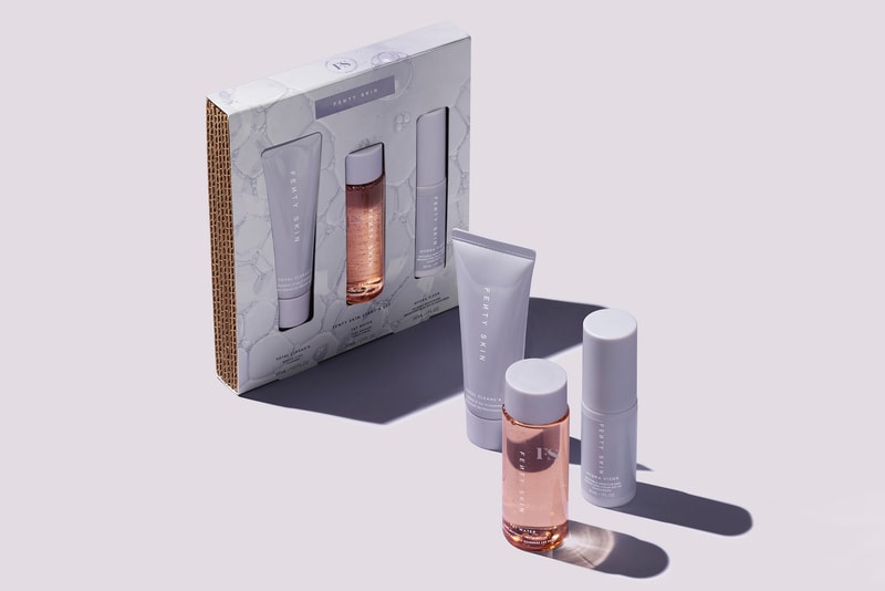 Fenty Skin Mini Start'r Set Product Trio Release Rihanna Beauty Cleanser Water 