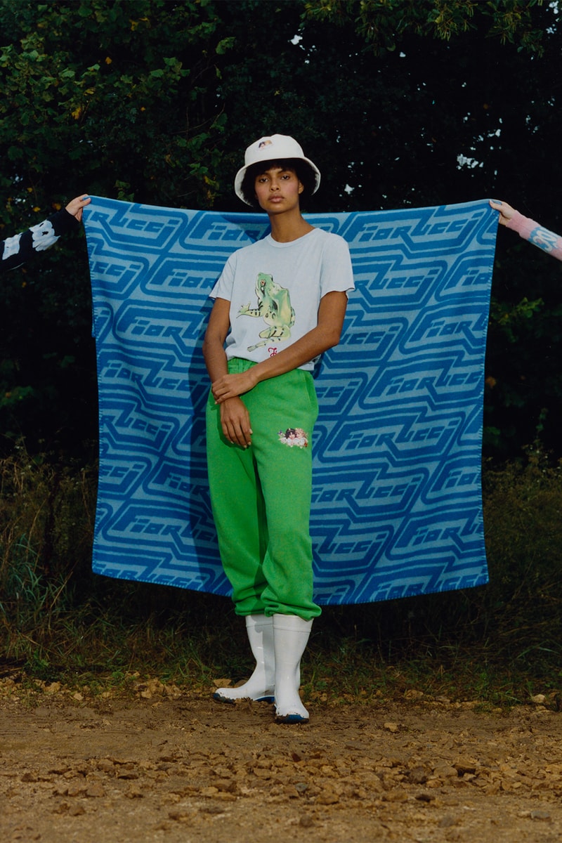 fiorucci limited edition woodland collection tees sweaters sweatpants bucket hats