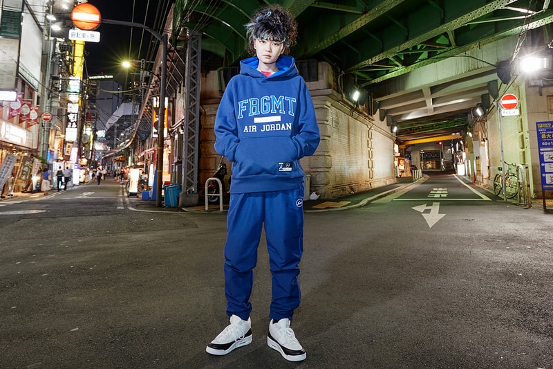 fragment design jordan brand nike air 3 35 cadence collaboration sneakers hoodies sweatpants release info
