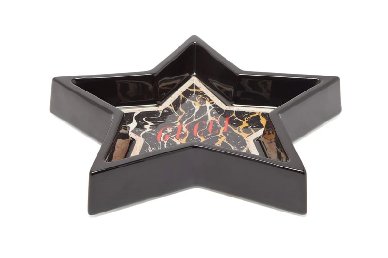 gucci home accessories souvenir from rome collection flora scented candles porcelain trinket jewelry boxes trays star eye mugs