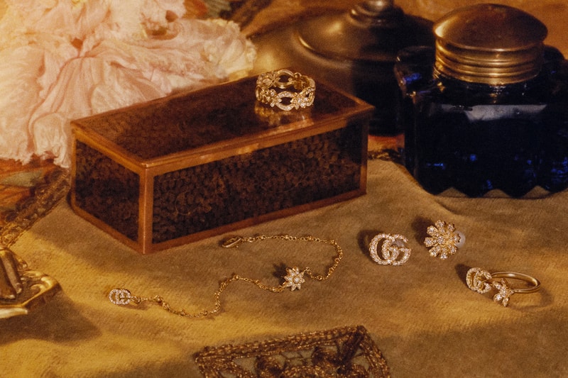 gucci fine jewelry watch campaign new releases timepieces accessories g-timeless grip running flora lion head earrings necklaces