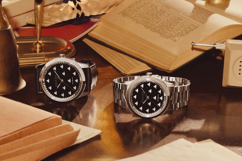 gucci fine jewelry watch campaign new releases timepieces accessories g-timeless grip running flora lion head earrings necklaces