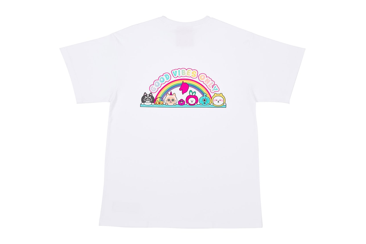 irene kim ireneisgood label tiktok friends character collaboration rainbow tie-dye unicorns hoodies t-shirts sweatshirts beanies 