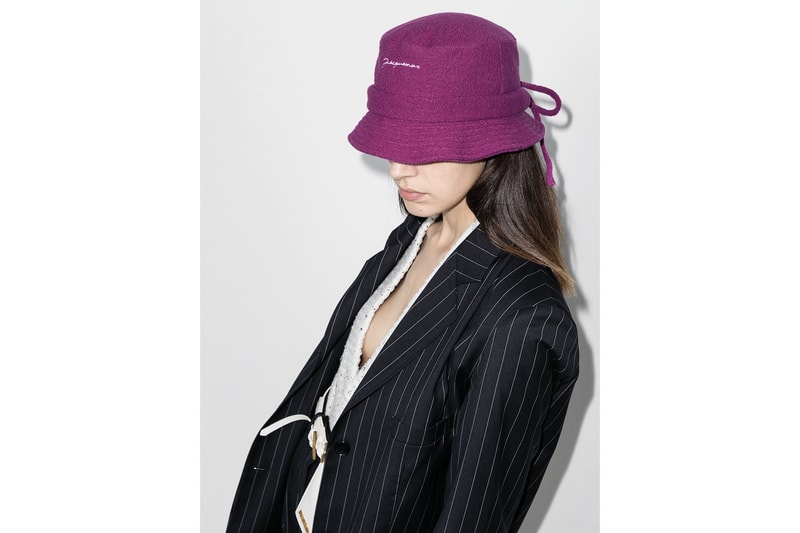Jacquemus Pink Logo 'Le Bob' Hat Accessory Wool Fall/Winter