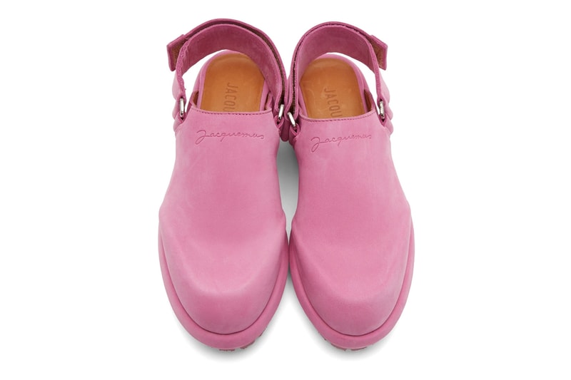 jacquemus les mules slippers shoes pink taupe fall winter release