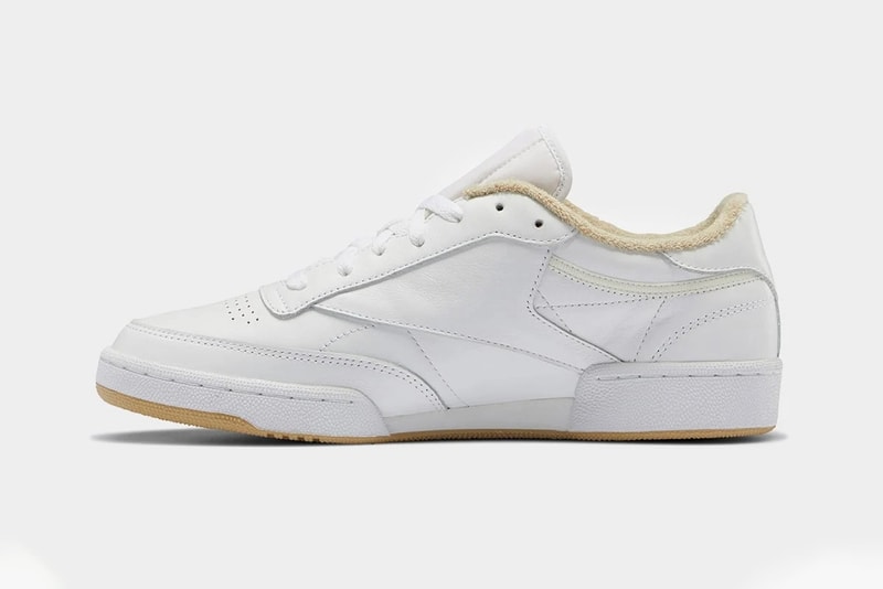 jjjjound reebok club c white tan minimalist sneakers collaboration release info