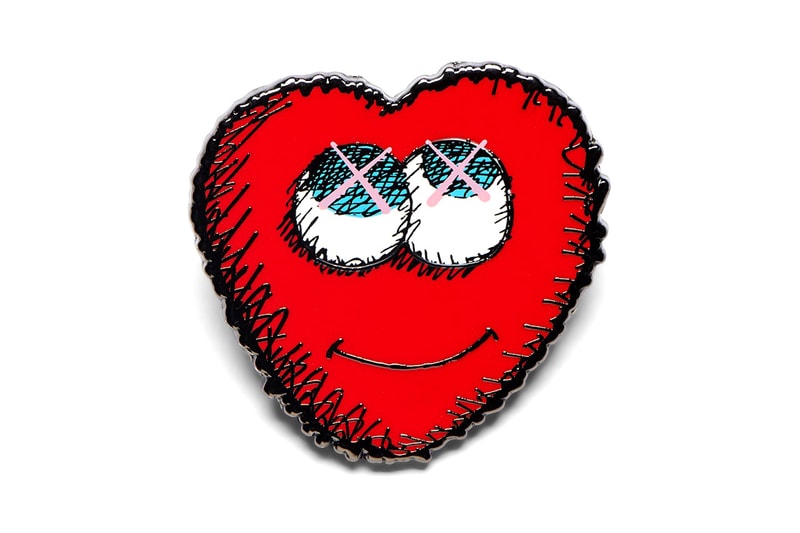 kaws ngv collection moma design store companion bff pin badges