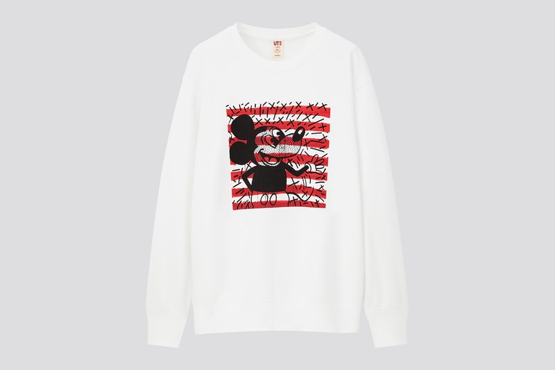keith haring uniqlo ut mickey mouse t-shirts sweatshirts crewnecks collaboration pop artist