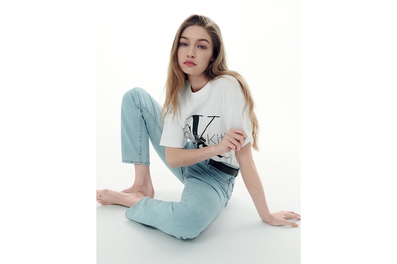 Gigi Hadid KITH x Calvin Klein Collaboration Collection Campaign