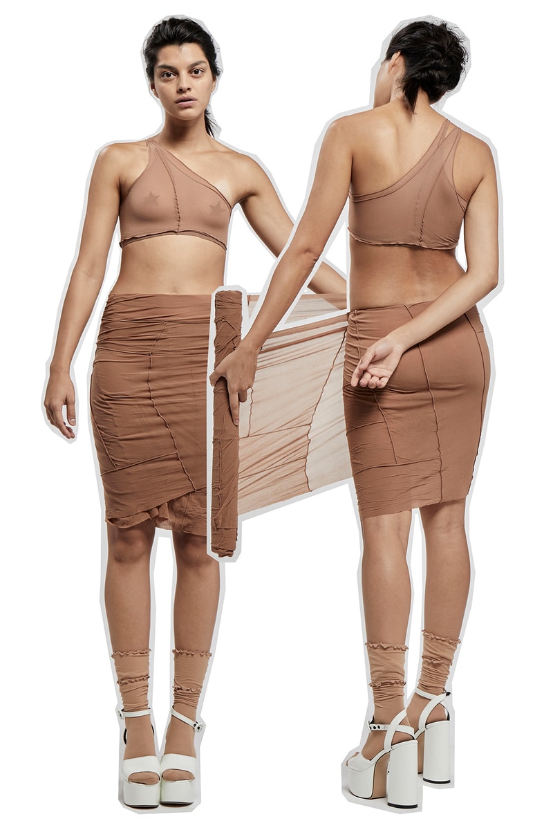 kits see through frill tank tops crops flared pants new york city nyc emerging designer brand collective