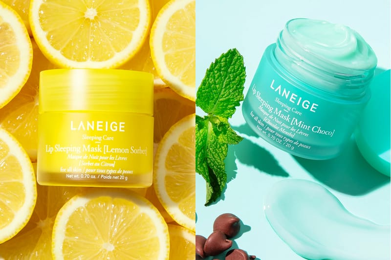 Laneige Drops Limited-Edition "Lemon Sorbet" and "Mint Choco" Lip Sleeping Masks