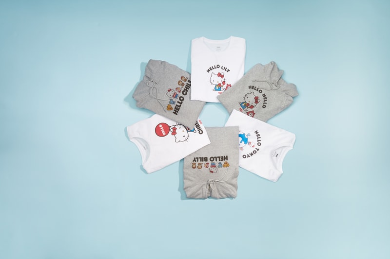 Hello Kitty x Levi's Sanrio Anniversary Capsule Denim Laser Etched Jeans Printed Tshirts 