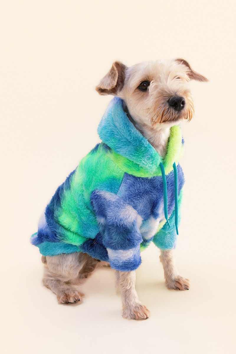 Little Beast Dog Clothing Sweater Hoodie Tie-Dye