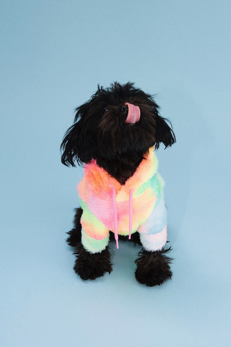 Little Beast Dog Clothing Sweater Hoodie Tie-Dye