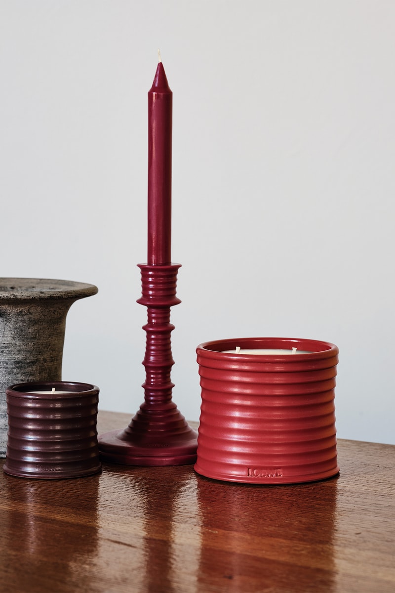 loewe home scents collection ceramic candles candlesticks diffusers fragrances