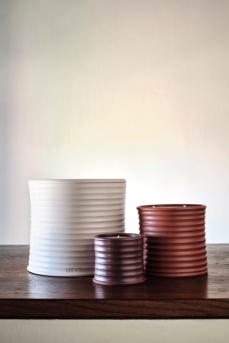 loewe home scents collection ceramic candles candlesticks diffusers fragrances
