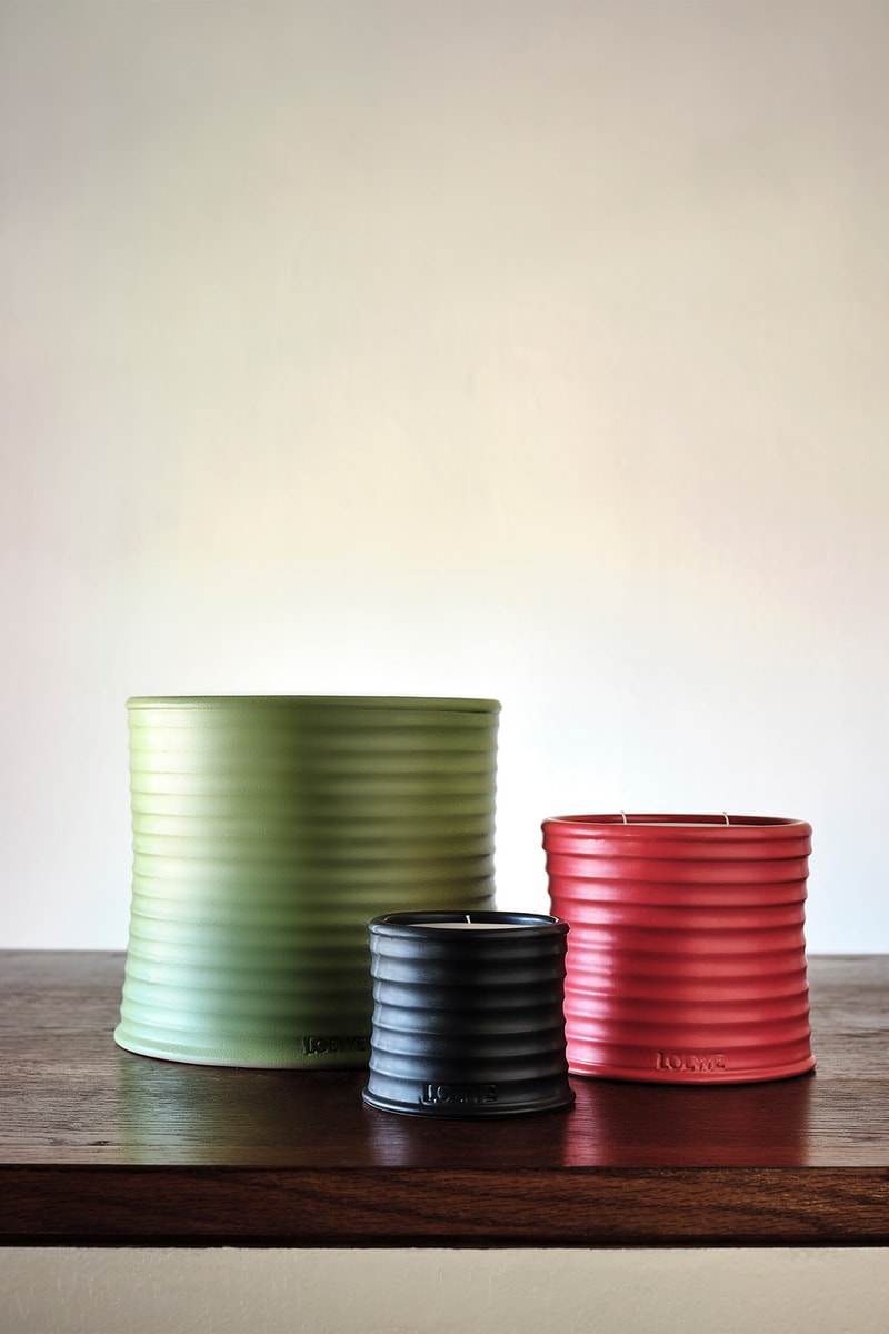 loewe home scents collection ceramic candles candlesticks diffusers fragrances