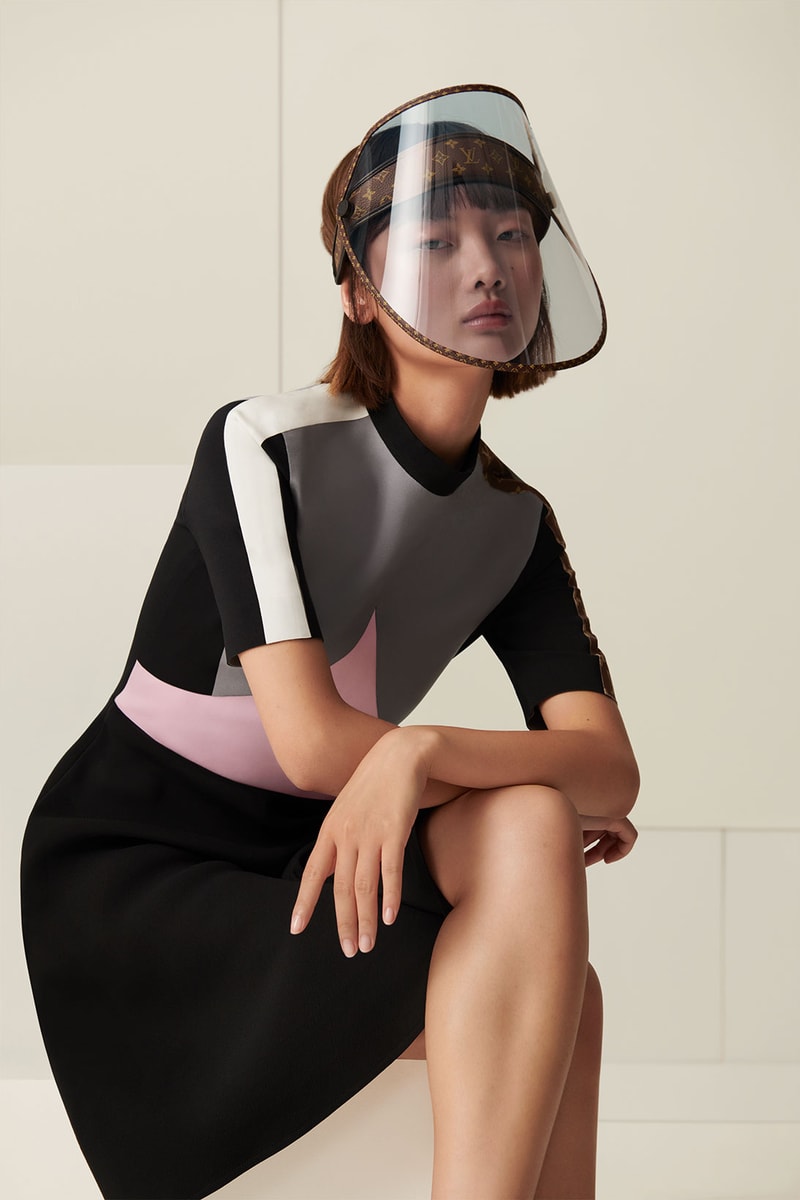 louis vuitton face shield lv visor mask sun protection covid19 coronavirus pandemic price release