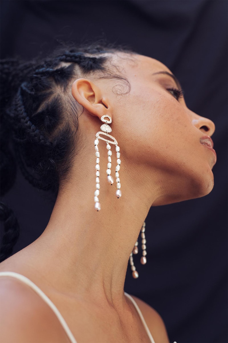 loveness lee luxury jewelry aevum collection earrings necklaces bracelets accessories lookbook