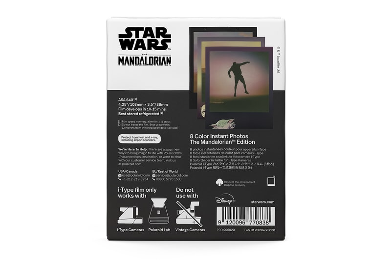 polaroid now mandalorian baby yoda star wars lucasfilm cameras collaboration release price