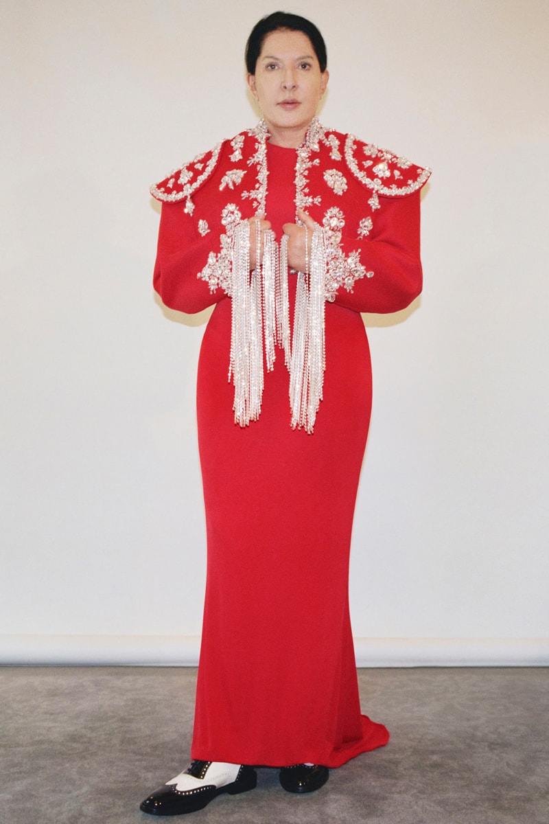burberry riccardo tisci Marina Abramović costume design performance art opera seven deaths of maria callas munich germany collaboration