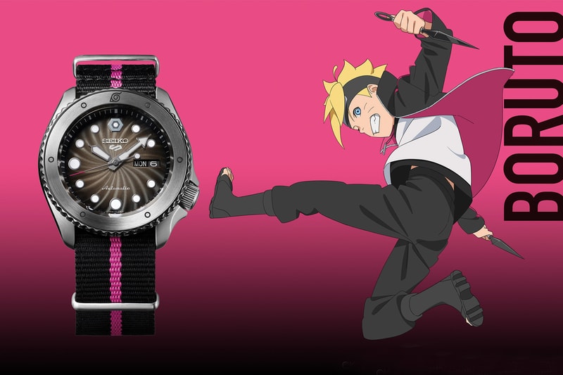 seiko 5 sports naruto themed watches boruto sasuke gaara limited edition anime manga accessories release info 