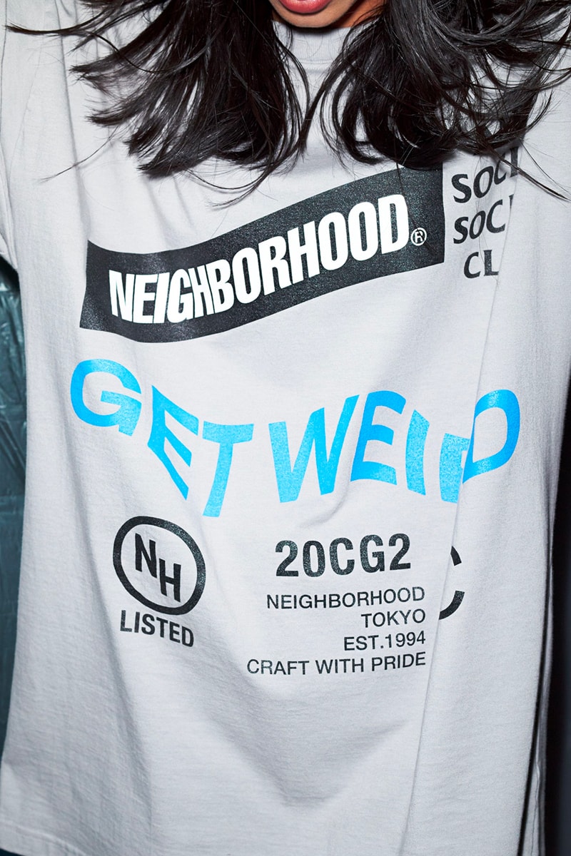 assc anti social social club neighbordhood collaboration graphic hoodies t-shirts release info