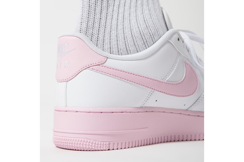 nike air force 1 07 sneakers pink white colorway shoes footwear sneakerhead
