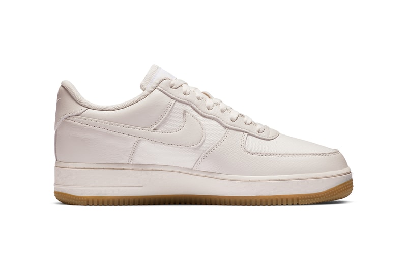 nike air force 1 low af1 gore-tex sail light beige sneakers minimal release info