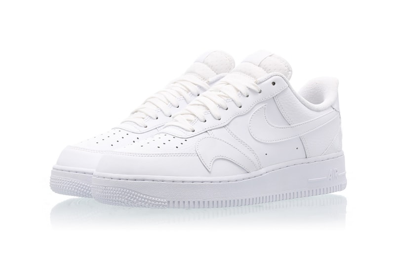 nike air force 1 low lv8 sneakers white colorways misplaced swoosh sneakerhead footwear shoes