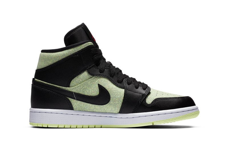 nike air jordan 1 mid se womens sneakers pastel green black red white shoes footwear sneakerhead