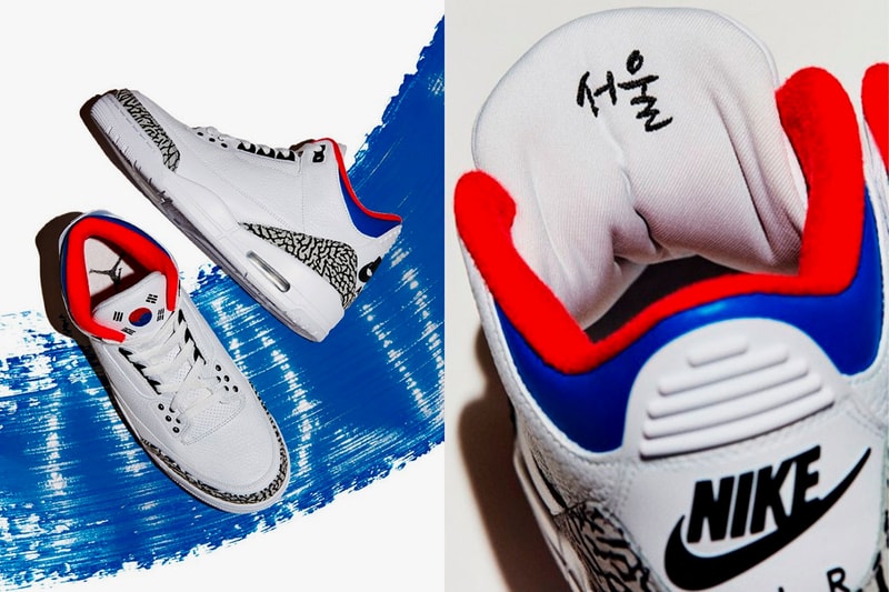 nike air jordan 3 aj3 seoul south korea womens exclusive sneakers limited edition 1988 olympics release info