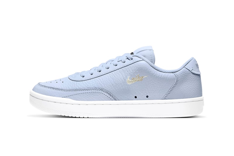 nike court vintage premium womens sneakers pastel blue white colorway shoes footwear sneakerhead