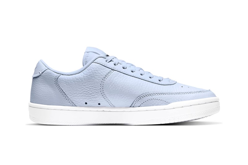 nike court vintage premium womens sneakers pastel blue white colorway shoes footwear sneakerhead