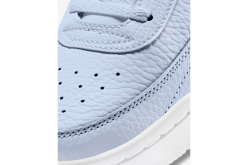 nike court vintage premium womens sneakers pastel blue white colorway shoes footwear sneakerhead