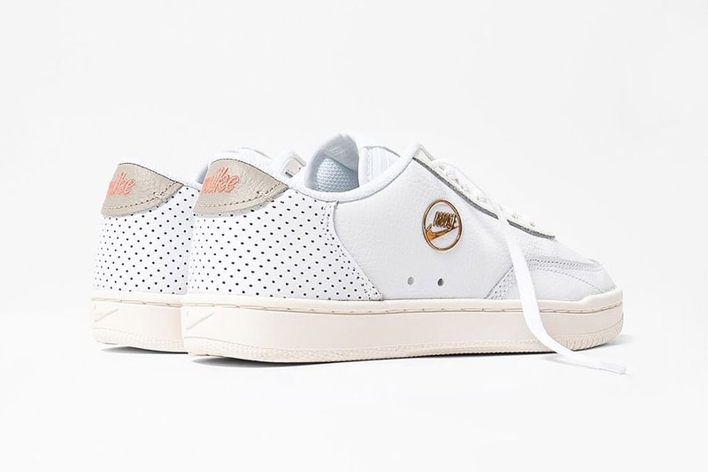 nike court vintage premium womens sneakers white cream gold shoes sneakerhead footwear