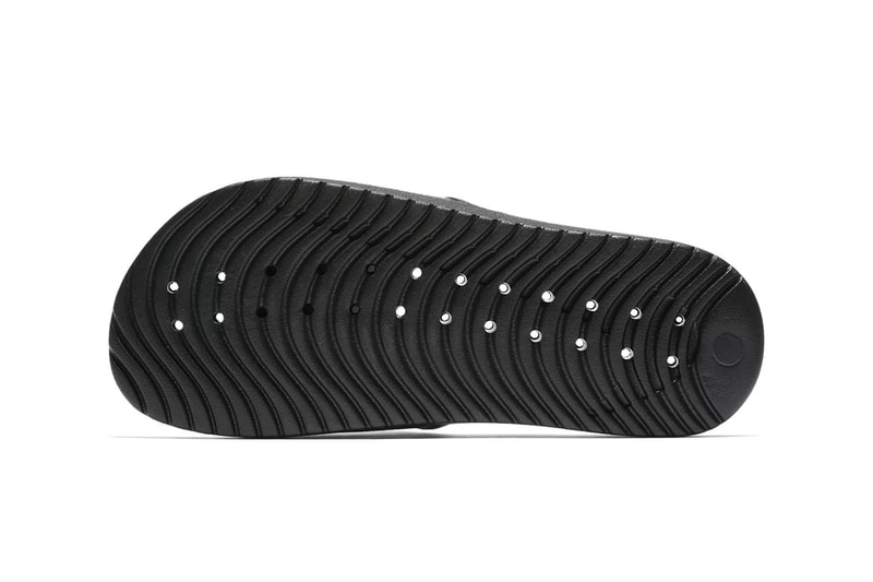 Nike Kawa Slides Pink & Black Sandal Shoes Logo Summer Spring Pool Footwear