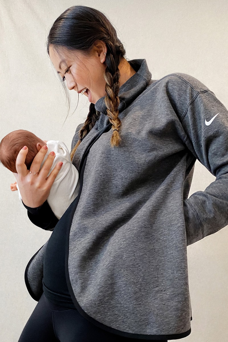nike m maternity wear launch pregnant mothers moms postpartum inclusivity diversity bras tank tops leggings tights