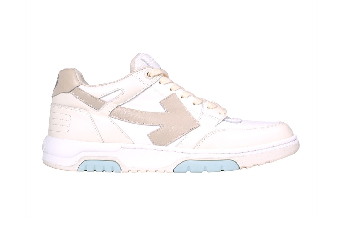 off-white out of office ooo new sneakers collegiate pale blue tan green red release virgil abloh juergen teller campaign