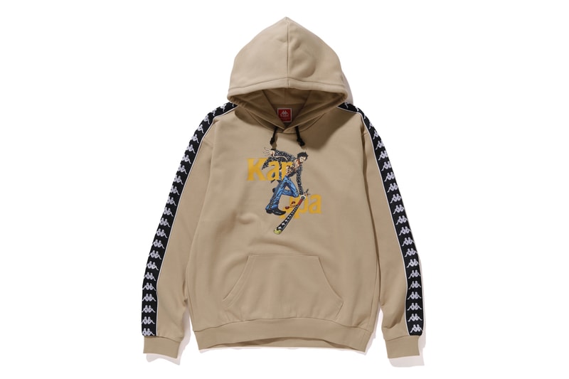 kappa one piece fall winter collaboration release hoodies t-shirts luffy law boa hancock anime manga 