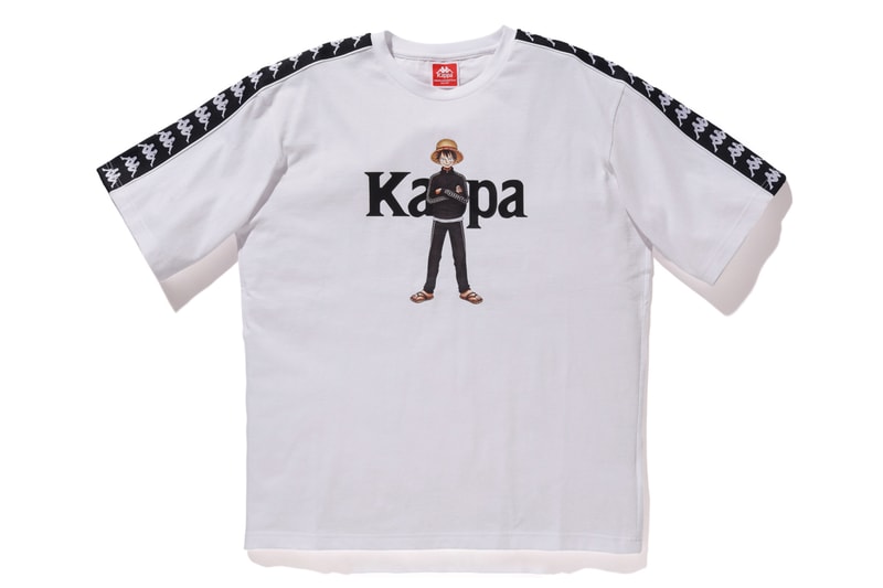 kappa one piece fall winter collaboration release hoodies t-shirts luffy law boa hancock anime manga 