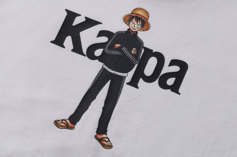 kappa one piece fall winter collaboration release hoodies t-shirts luffy law boa hancock anime manga 