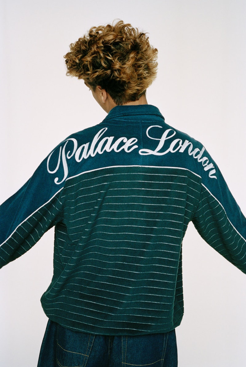 palace skateboard winter lookbook gore-tex outerwear fleece jackets suede bomber knit sweaters release info