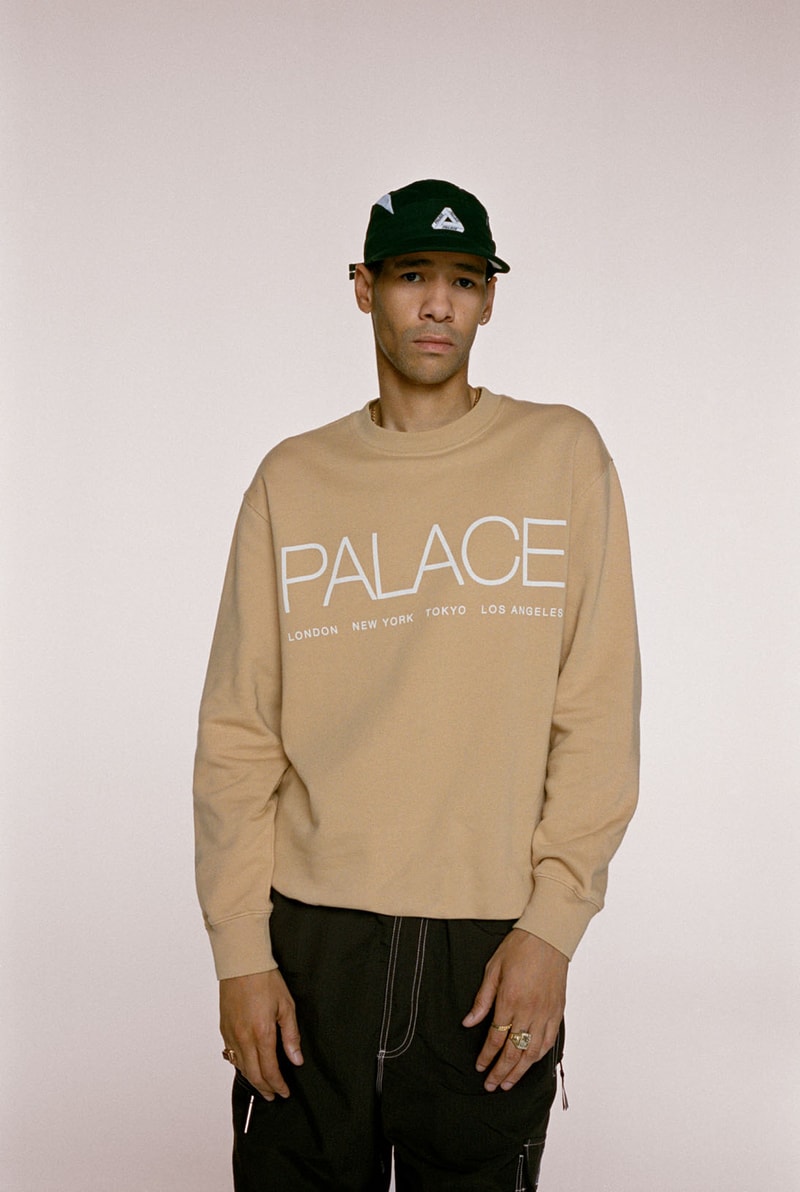 palace skateboard winter lookbook gore-tex outerwear fleece jackets suede bomber knit sweaters release info