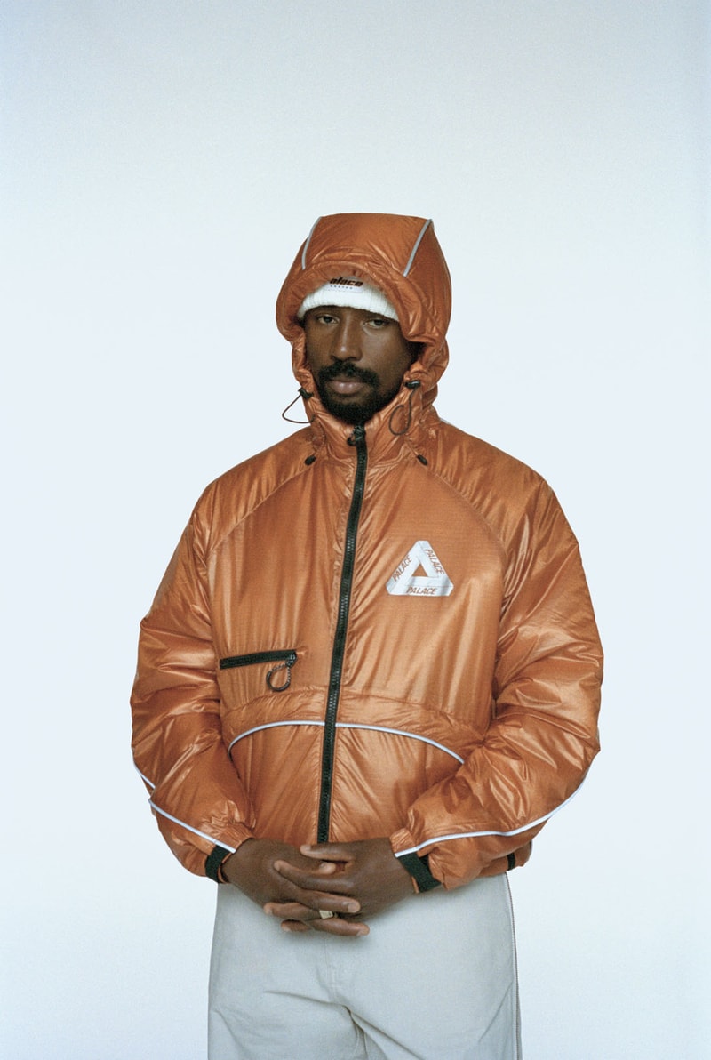 palace skateboard winter lookbook gore-tex outerwear fleece jackets suede bomber knit sweaters release info
