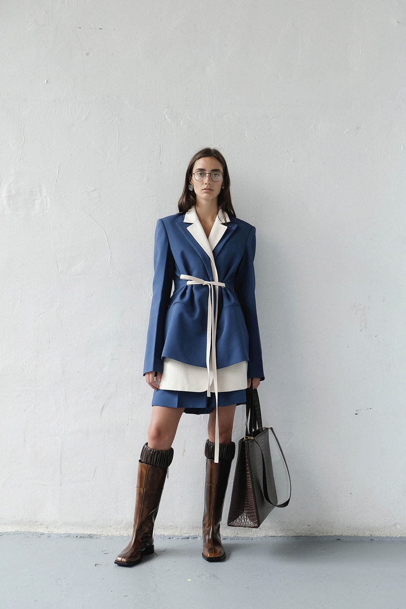 peter do spring summer 2021 collection lookbook minimalist dresses coats bags suits shirts