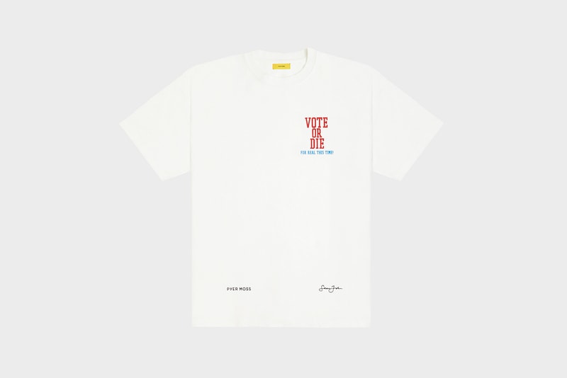Sean John by Pyer Moss Vote or Die T-Shirt Exist to Resist