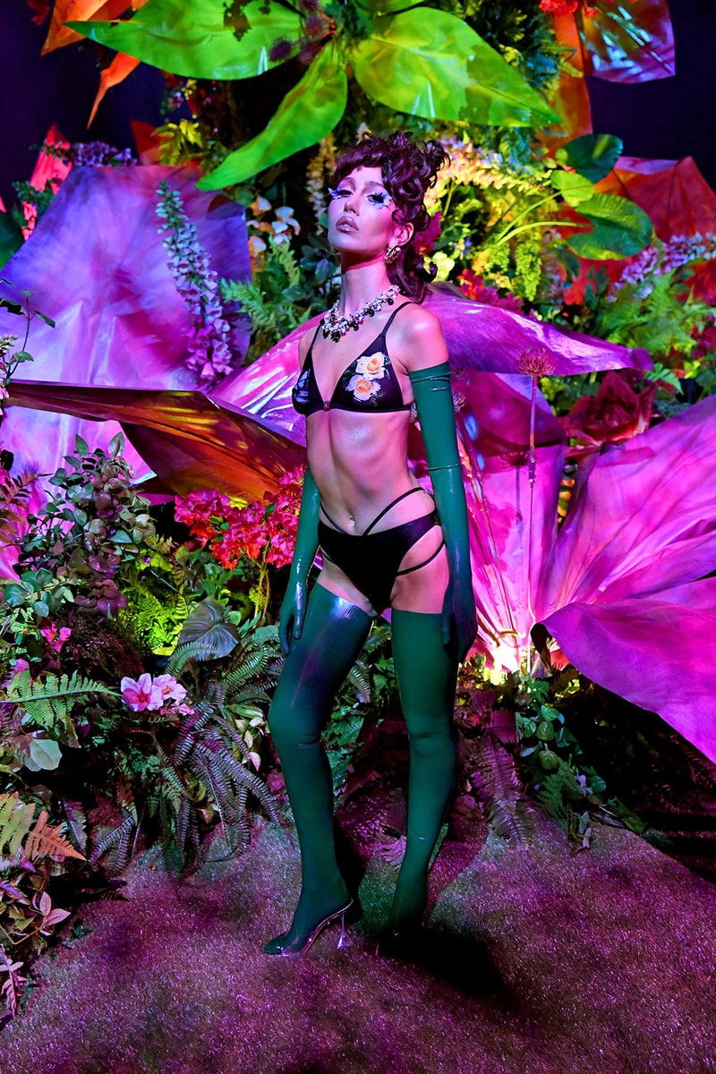 Rihanna Savage X Fenty Fall/Winter 2020 Show Collection Backstage Lingerie Paloma Elsesser Nadia Lee Cohen Noah Carlos